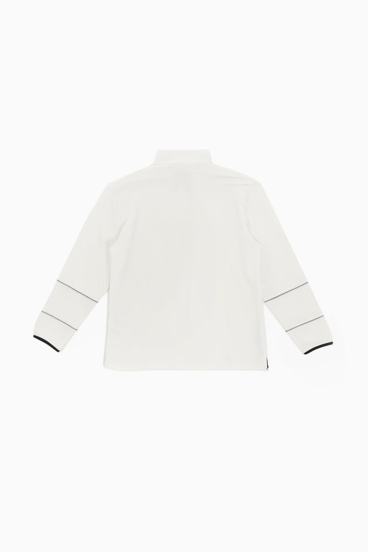 FF / Reflective Strip Zipper Sweatshirt