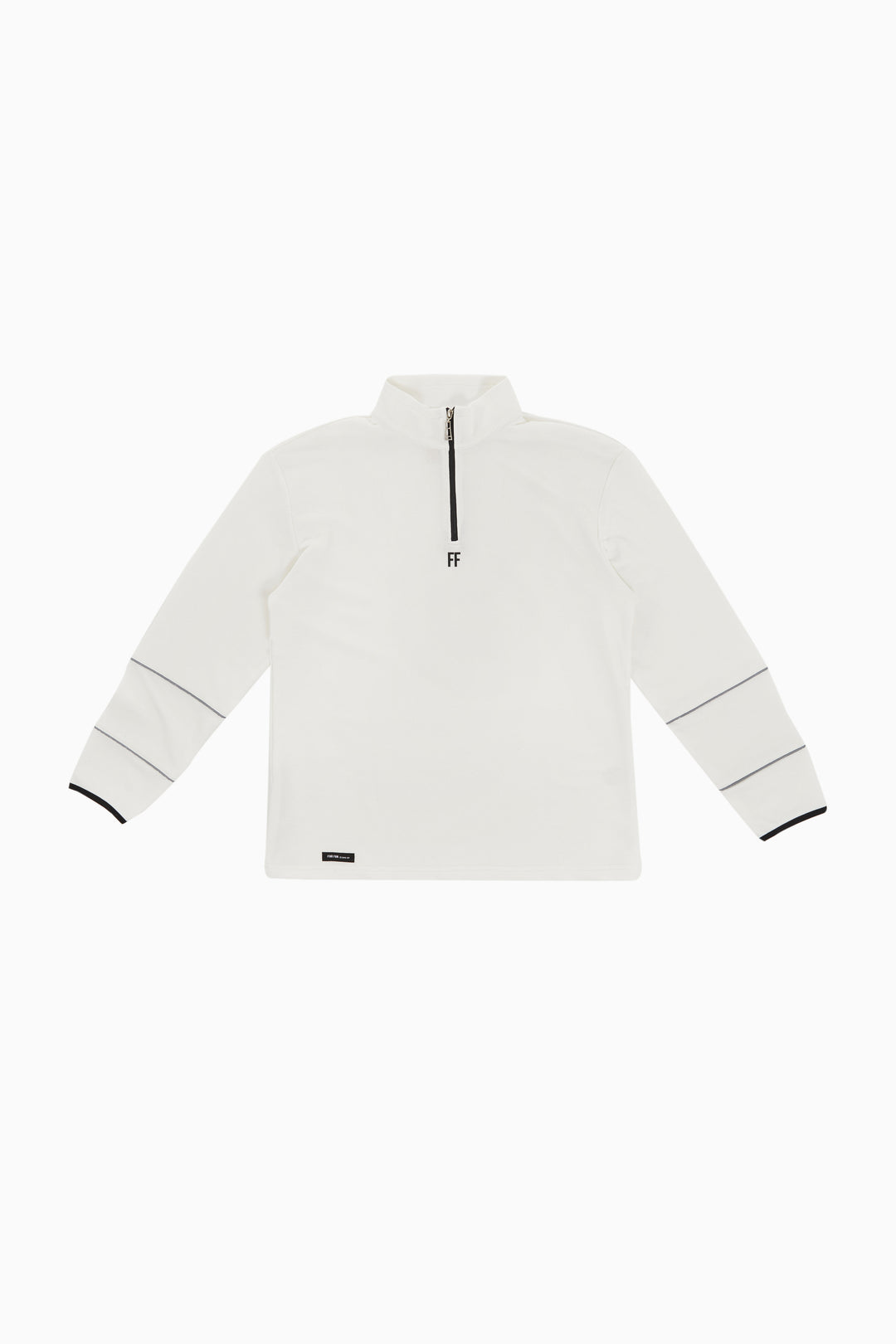 FF / Reflective Strip Zipper Sweatshirt