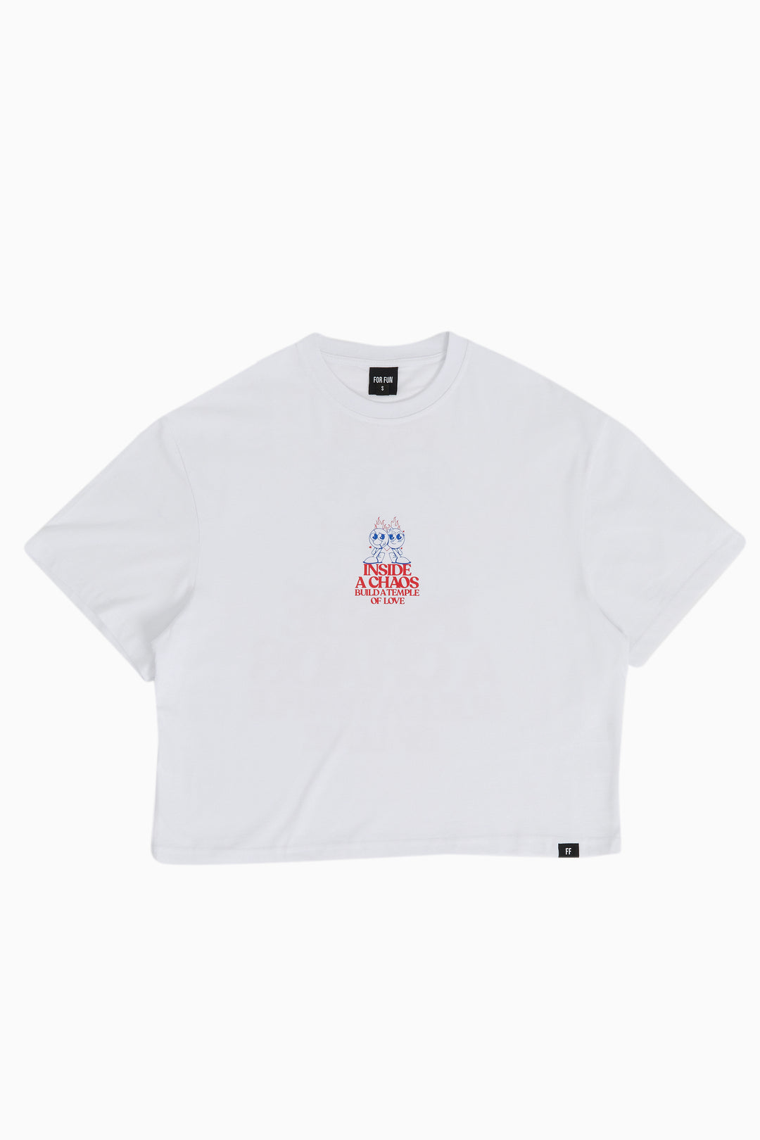 Inside A Chaos, Build A Temple Of Love / Women Oversize T-shirt