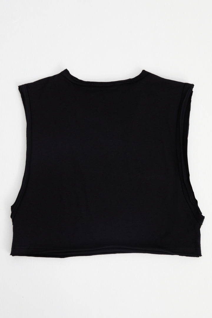 FF / Sleeveless Crop Tank Top