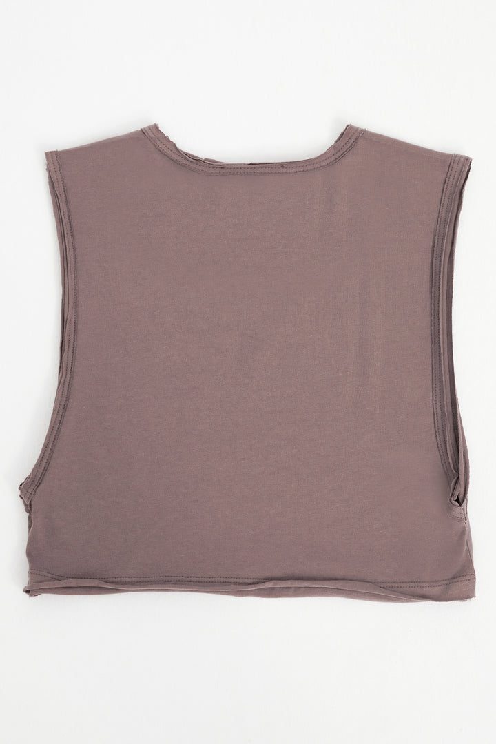 FF / Sleeveless Crop Tank Top