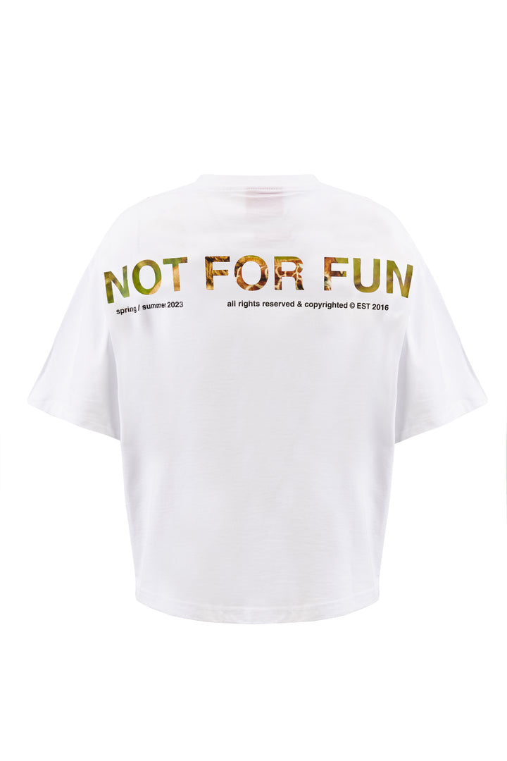 Not For Fun 008 / Women Oversize T-shirt