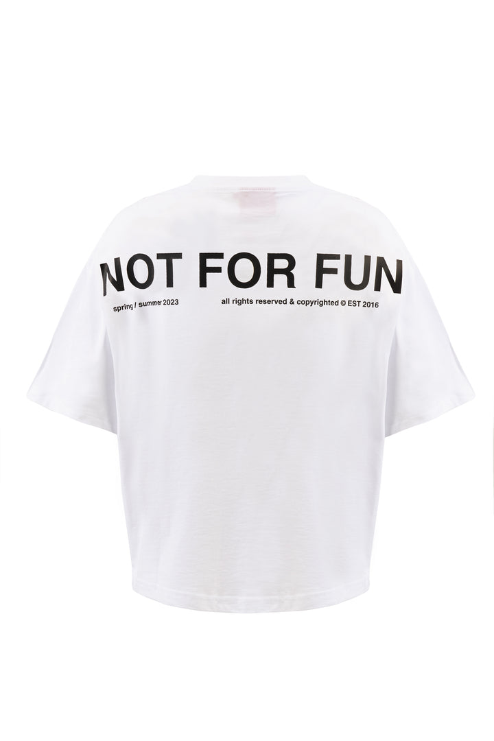 Not For Fun 004 / Women Oversize T-shirt