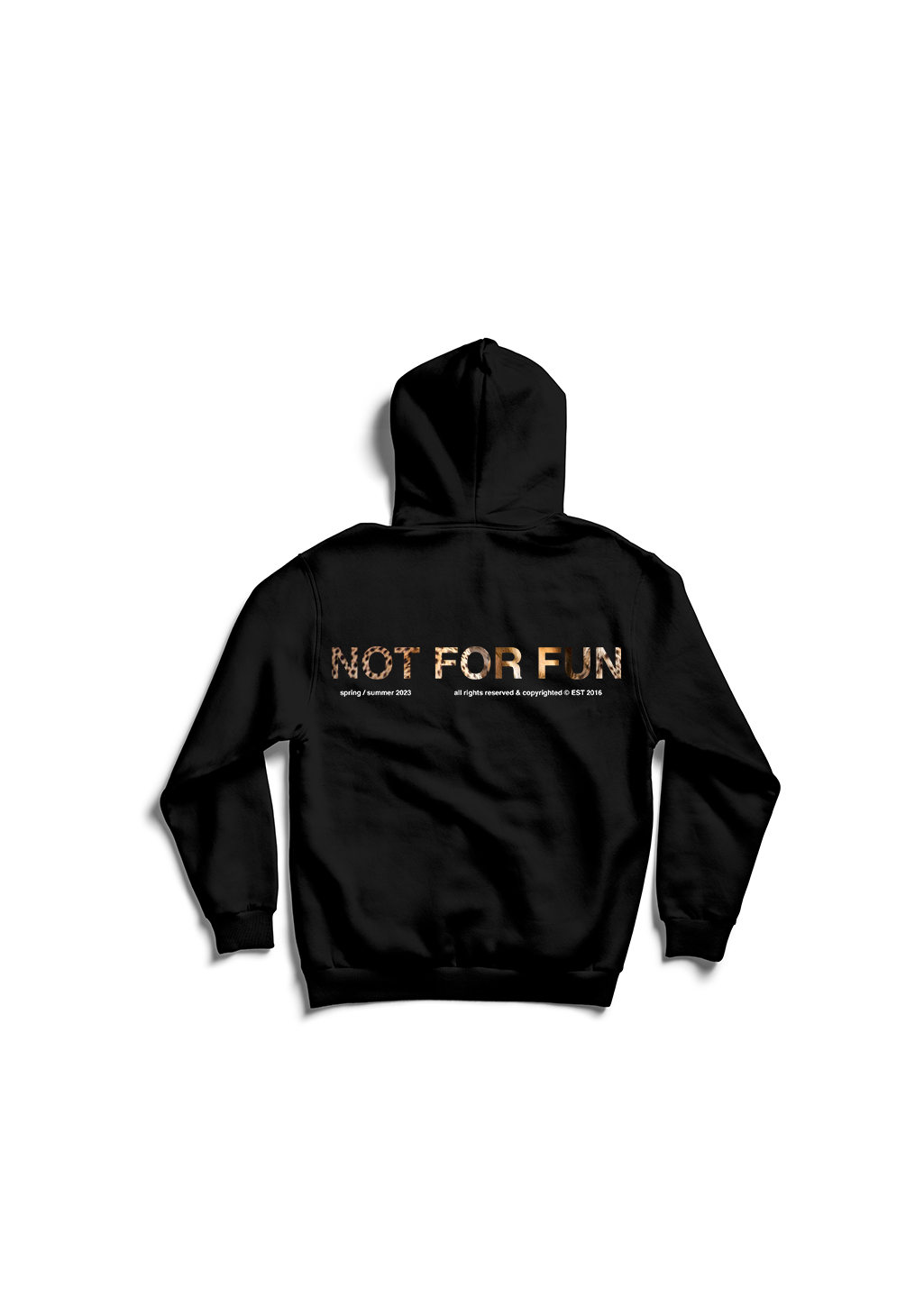 Not For Fun 006 / Oversized Pullover Hoodie