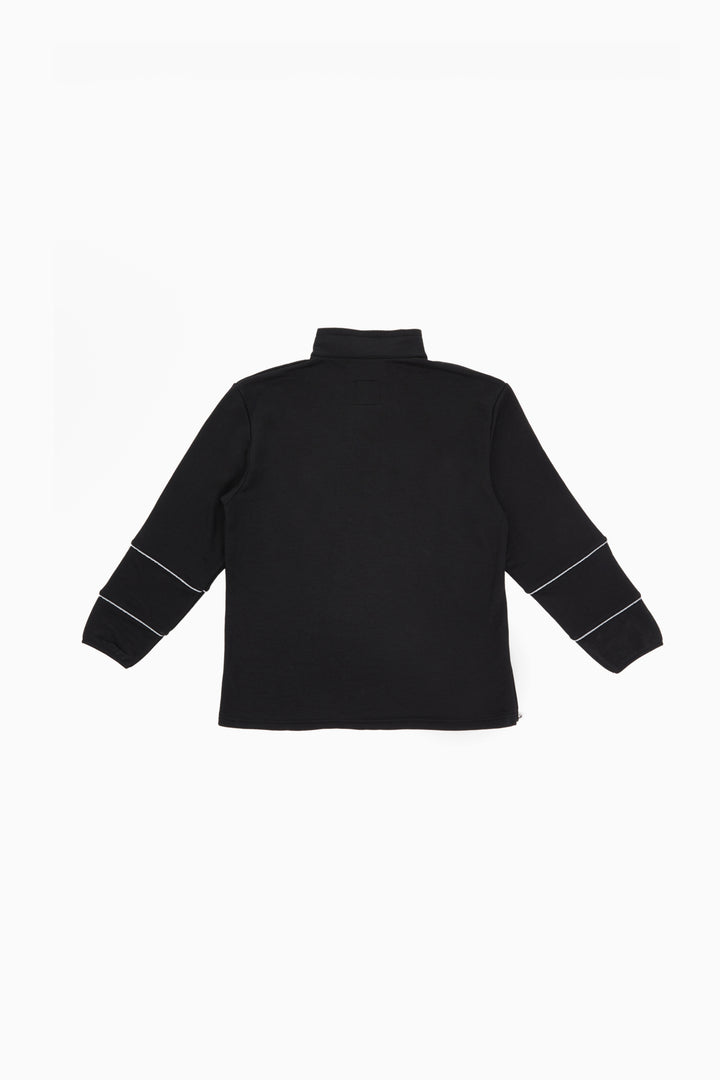 FF / Reflective Strip Zipper Sweatshirt