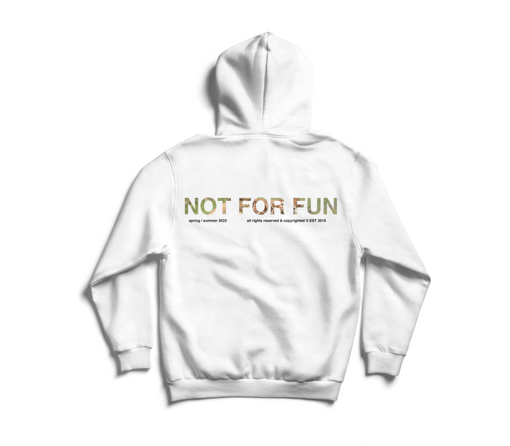 Not For Fun 005 / Oversized Pullover Hoodie