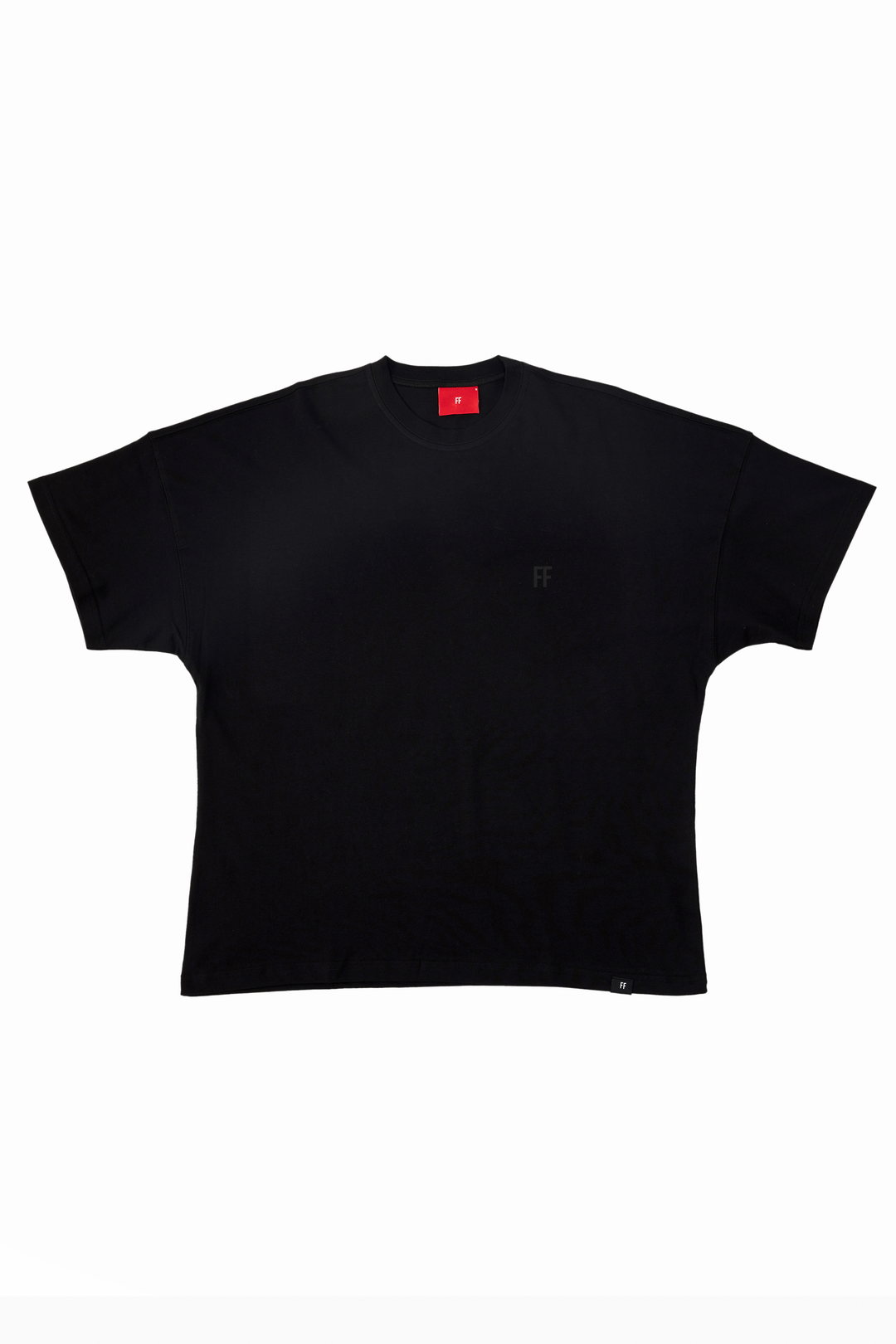FF Essential / Drop Shoulder Oversize T-shirt (Black Logo)