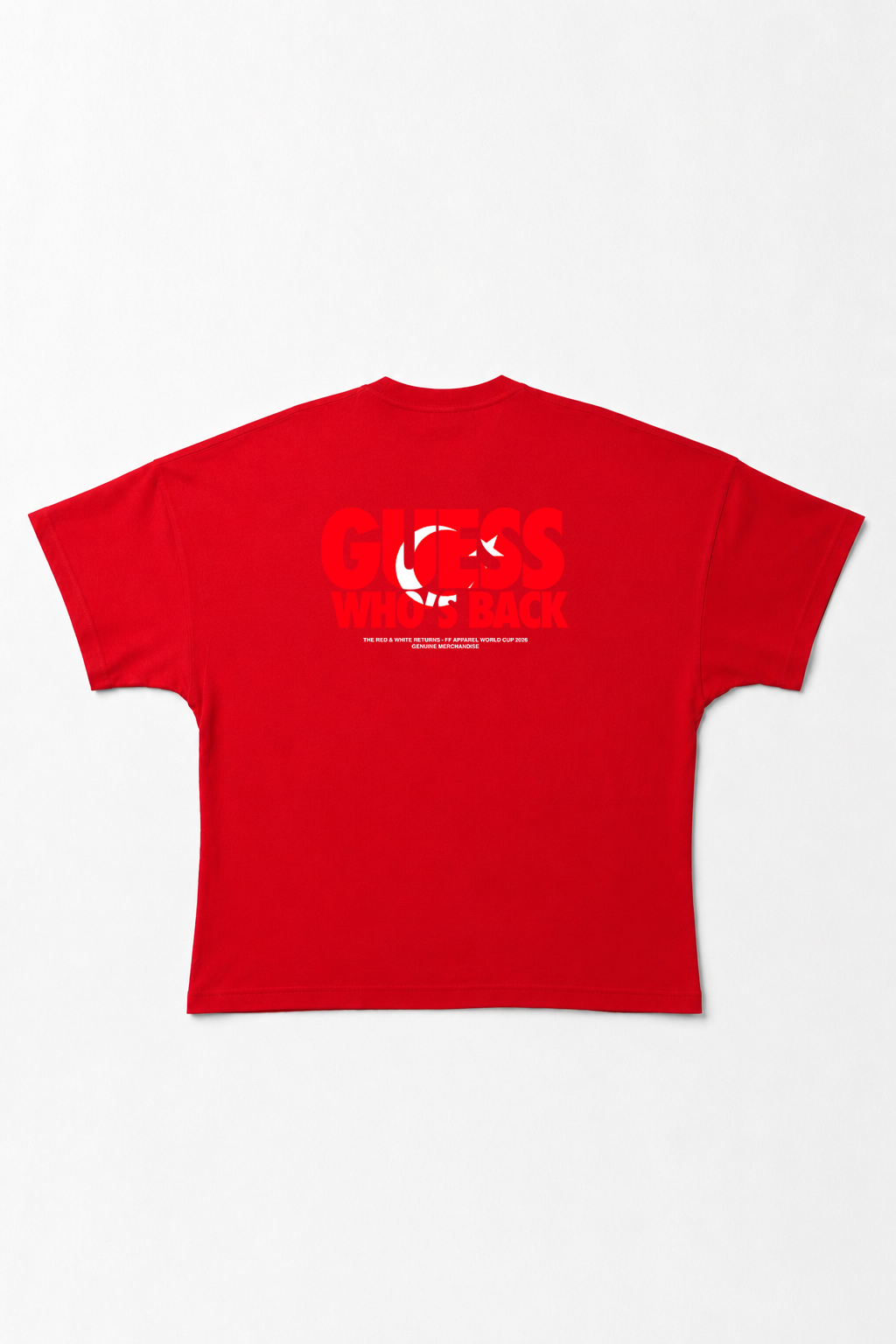 FF World Cup Merch 006 / Drop Shoulder Oversize T-shirt