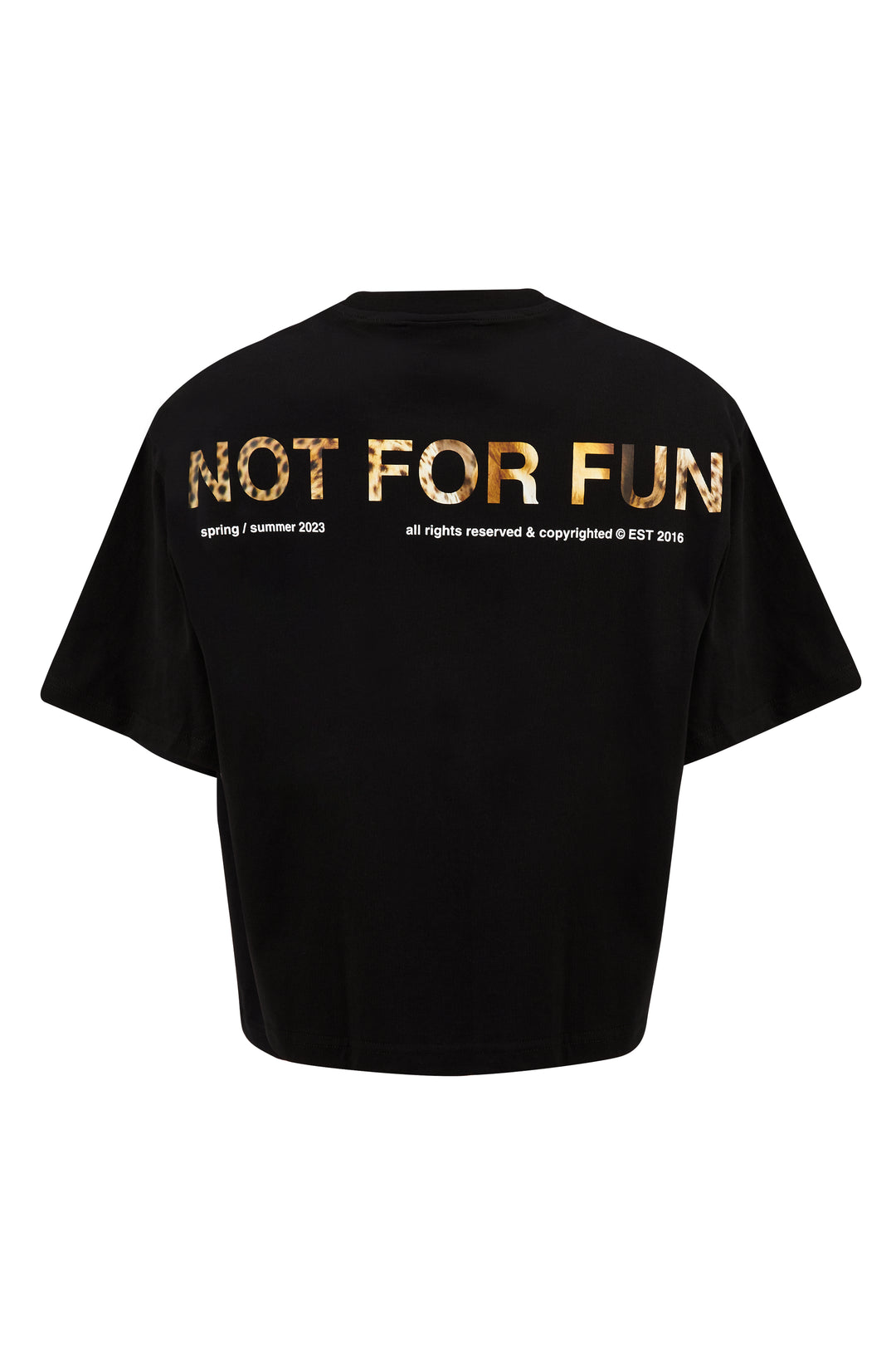 Not For Fun 002 / Women Oversize T-shirt