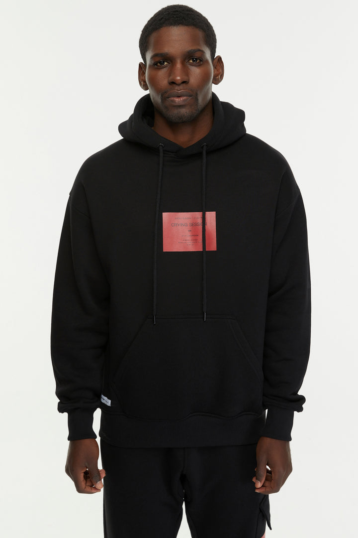 Crying Session / Oversized Pullover Hoodie