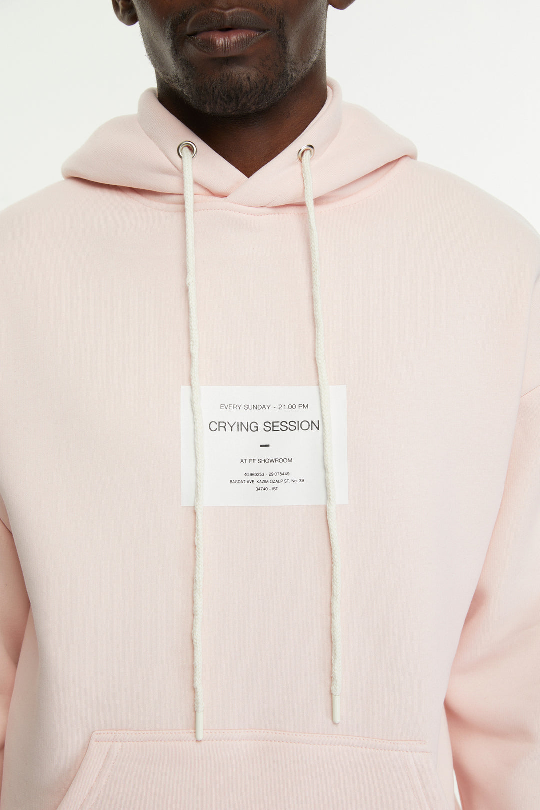 Crying Session / Oversized Pullover Hoodie