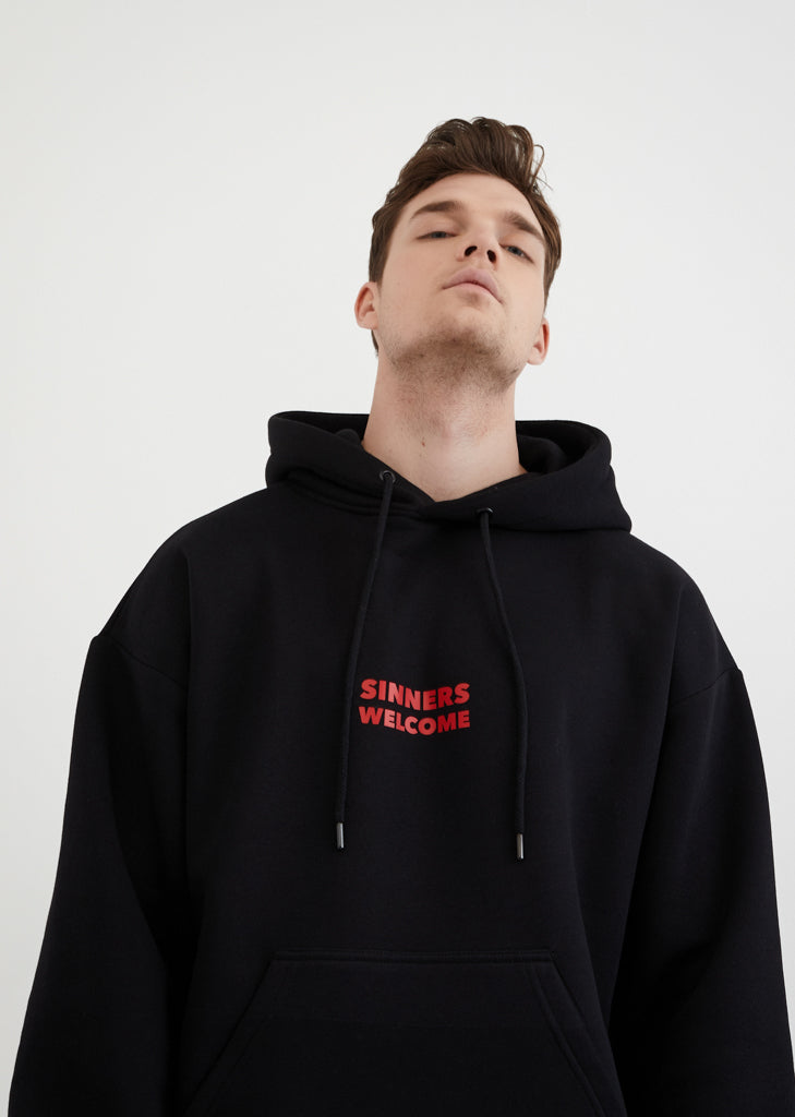 Sinners Welcome / Oversized Pullover Hoodie