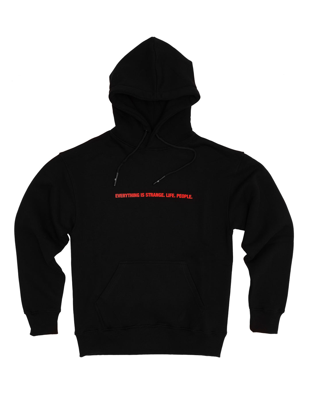 Everything Is Strange. Life. People. / Oversized Pullover Hoodie